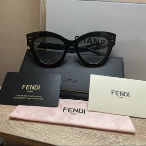 FENDI PEEKABOO CAT EYE SUNGLASSES